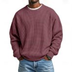 Mens Fashionable Simple And Relaxed Fit Sweatshirt - Image 2