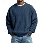 Mens Fashionable Simple And Relaxed Fit Sweatshirt - Image 8