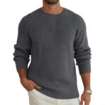 New Versatile Trendy Long-sleeve Pullover With A Round Neckline - Image 3