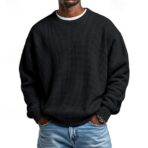 Mens Fashionable Simple And Relaxed Fit Sweatshirt - Image 5