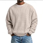 Mens Fashionable Simple And Relaxed Fit Sweatshirt - Image 7