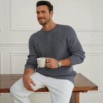 New Versatile Trendy Long-sleeve Pullover With A Round Neckline - Image 7