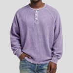 Mens Fashionable Printed Casual Long-sleeve Shirt