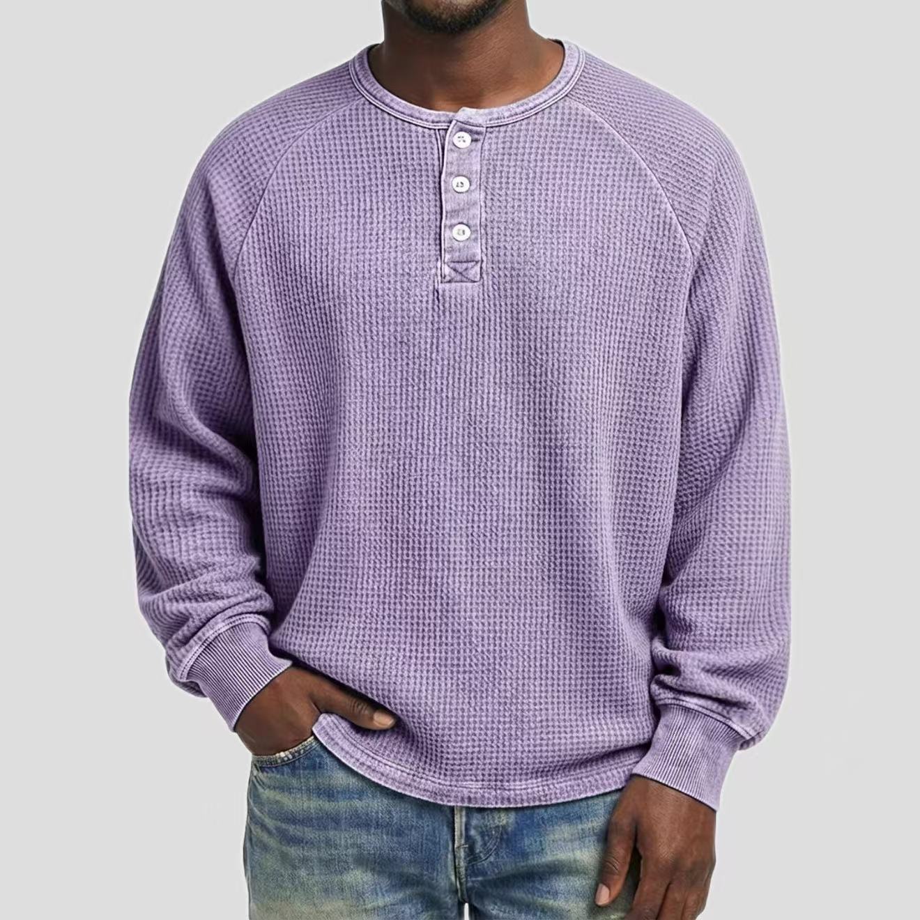 e138f2b8-90c7-40d3-86d0-2cf9d4414991.jpg Mens Fashionable Printed Casual Long-sleeve Shirt - Image 1